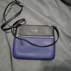 Kate Spade Black and Blue Crossbody Bag